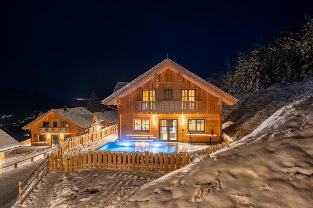 Poolchalet Dachsteinblick Пруггерн Экстерьер фото