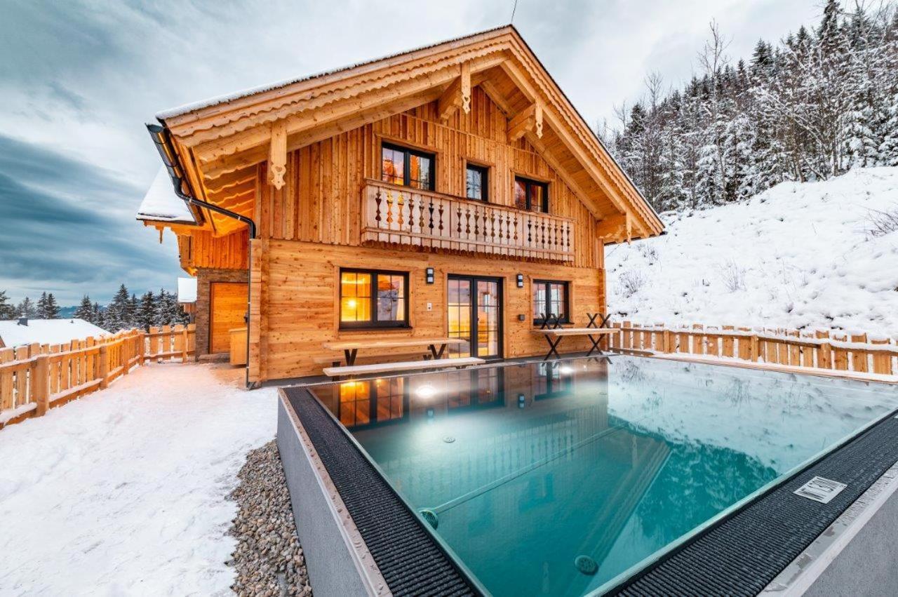 Poolchalet Dachsteinblick Пруггерн Экстерьер фото