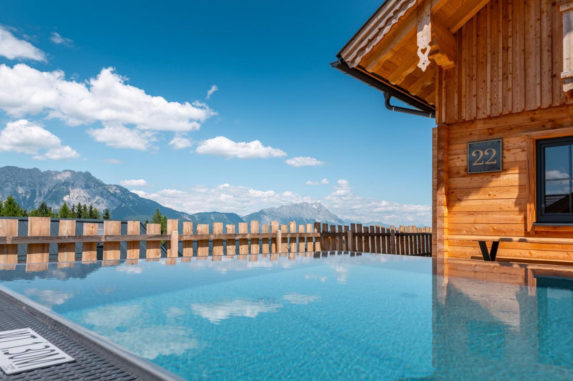 Poolchalet Dachsteinblick Пруггерн Экстерьер фото
