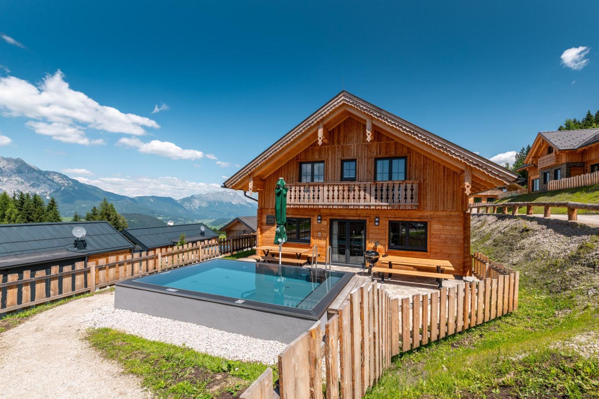 Poolchalet Dachsteinblick Пруггерн Экстерьер фото