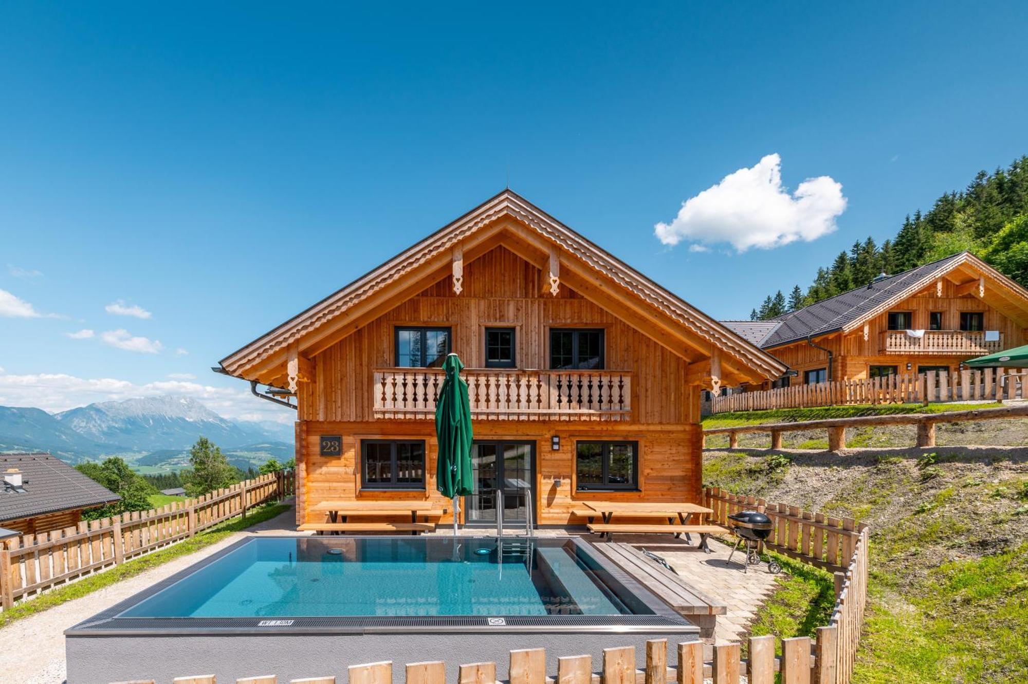 Poolchalet Dachsteinblick Пруггерн Экстерьер фото